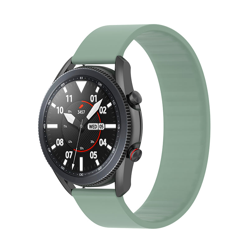 Solid Color Silicone Watchband Replacement Wrist Strap 22mm (Band Length 129mm) for Samsung Huawei Honor Garmin Solid Color Silicone Watchband Replacement Wrist Strap 22mm (Band Length 129mm) for Samsung Huawei Honor Garmin
